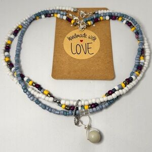 New Handmade  3 in 1, Boho Charm Necklace Set